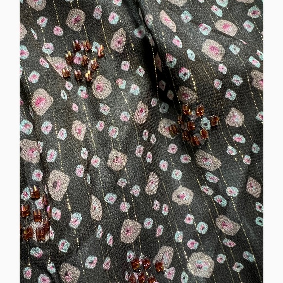 Anthropologie Verb by Pallavi Singhee Margot Patchwork Shimmer Maxi Skir… - Picture 6 of 16